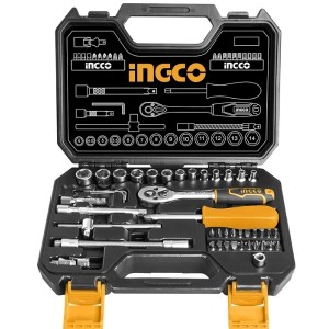Ingco – Socket Set – 45 Piece 1/4-Inch Drive Socket Set Ingco – Socket Set – 45 Piece 1/4-Inch Drive Socket Set