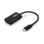Port Connect 15cm Type-C to VGA Adapter – Black Port Connect 15cm Type-C to VGA Adapter – Black