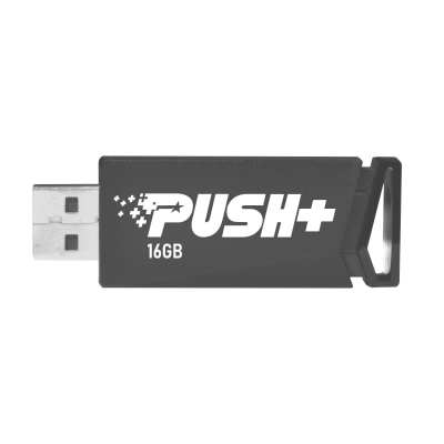 Patriot Push+ 16GB USB3.2 Flash Drive – Grey Patriot Push+ 16GB USB3.2 Flash Drive – Grey