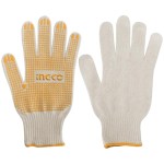 Ingco – Cotton Knitted Gloves – Yellow Extra Large Ingco – Cotton Knitted Gloves – Yellow Extra Large