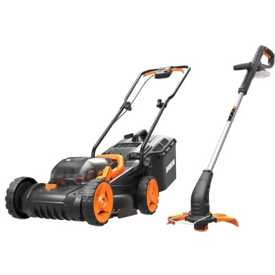Worx – Cordless Lawn Mower & Cordless Grass Trimmer Combo Worx – Cordless Lawn Mower & Cordless Grass Trimmer Combo