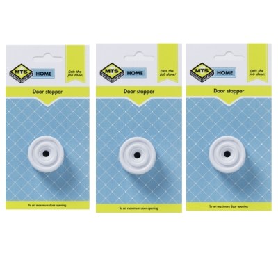 Mts – Bulk Pack Of 3 Home Door Stopper -(White) Mts – Bulk Pack Of 3 Home Door Stopper -(White)