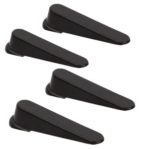 Mts – Bulk Pack Of 4 Home Door Wedge -(Black) Mts – Bulk Pack Of 4 Home Door Wedge -(Black)