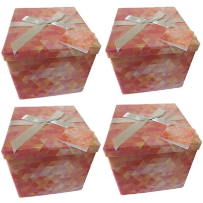 SourceDirect – Pack Of 4 Flat-Pack Gift Boxes – Large (Pink) SourceDirect – Pack Of 4 Flat-Pack Gift Boxes – Large (Pink)