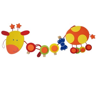 SourceDirect – Colourful Wooden Memo Clips – Giraffe SourceDirect – Colourful Wooden Memo Clips – Giraffe