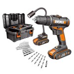 Worx Cordless 20V Impact Drill & Light 2.0Ah Li-Ion Kit Worx Cordless 20V Impact Drill & Light 2.0Ah Li-Ion Kit
