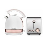 Mellerware – Kettle & Toaster Set Rose Gold – White Mellerware – Kettle & Toaster Set Rose Gold – White