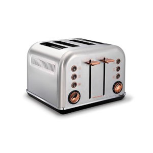 Morphy Richards 1800W 4 Slice Toaster – Accents Rose Gold Morphy Richards 1800W 4 Slice Toaster – Accents Rose Gold