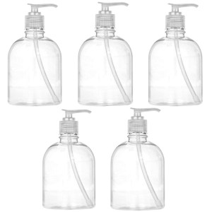 Source Direct – Plastic Gel / Soap /Liquid Pump Dispenser 500ml – Pack of 5 Source Direct – Plastic Gel / Soap /Liquid Pump Dispenser 500ml – Pack of 5