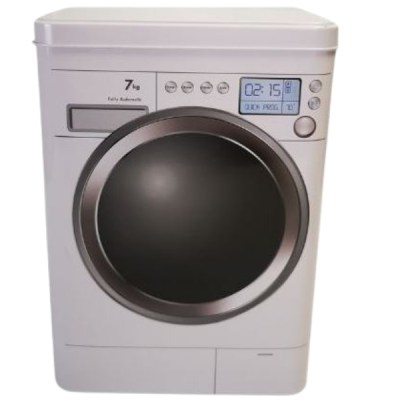 SourceDirect – Storage Tin Washing Machine – (15 x 15 x 21cm) – Black SourceDirect – Storage Tin Washing Machine – (15 x 15 x 21cm) – Black