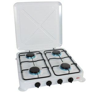 LK’s – Hotplate With Lid – White Enamel 4 Burner LK’s – Hotplate With Lid – White Enamel 4 Burner