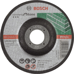 Cutting Depressed Centre Standard Stone C 30 S BF, 115, 22,23, 2,5 Cutting Depressed Centre Standard Stone C 30 S BF, 115, 22,23, 2,5