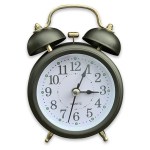Twin Bell Alarm clock Assorted – Black Twin Bell Alarm clock Assorted – Black
