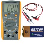 HellermannTyton – Electricians Digital Multimeter, Test Leads & Battery HellermannTyton – Electricians Digital Multimeter, Test Leads & Battery