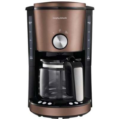 Morphy Richards – Coffee Maker Drip Filter Digital – Bronze – (1800W) Morphy Richards – Coffee Maker Drip Filter Digital – Bronze – (1800W)