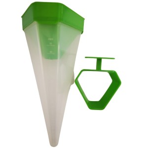MTS – Triangular Rain Gauge – Green 1000ml MTS – Triangular Rain Gauge – Green 1000ml