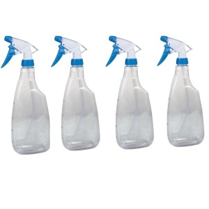 SourceDirect – Pack Of 4 Plastic Trigger Sprayer Bottle -Transparent(500ml) SourceDirect – Pack Of 4 Plastic Trigger Sprayer Bottle -Transparent(500ml)