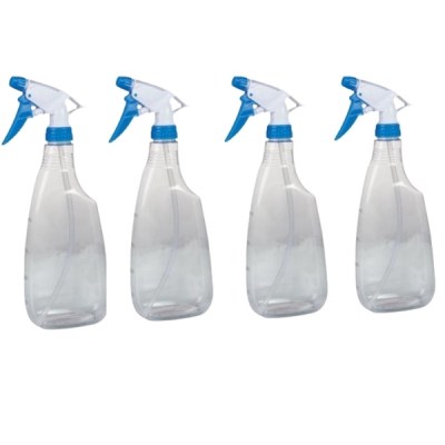 SourceDirect – Pack Of 4 Plastic Trigger Sprayer Bottle -Transparent(500ml) SourceDirect – Pack Of 4 Plastic Trigger Sprayer Bottle -Transparent(500ml)