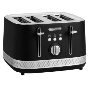 Morphy Richards Toaster 4 Slice Stainless Steel Black 1500W “Illumination” Morphy Richards Toaster 4 Slice Stainless Steel Black 1500W “Illumination”
