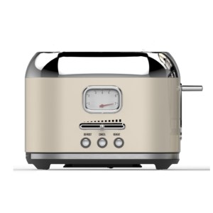 Taurus Toaster 2 Slice Stainless Steel Cream 6Heat Settings 1000W Taurus Toaster 2 Slice Stainless Steel Cream 6Heat Settings 1000W