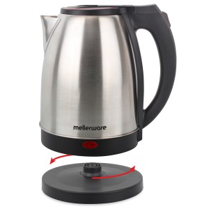 Mellerware Kettle 360 Degree Cordless Stainless Steel Brushed 1.8L 1500W “Rio” Mellerware Kettle 360 Degree Cordless Stainless Steel Brushed 1.8L 1500W “Rio”