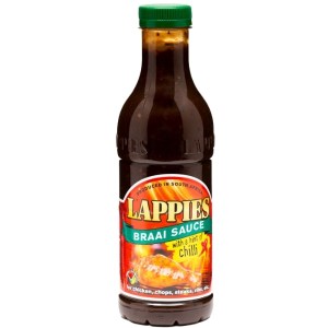 Lappies Braai Sauce – With A Hint Of Chilli – 750ml Lappies Braai Sauce – With A Hint Of Chilli – 750ml