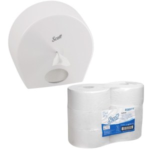 Scott – Control Centrefeed Toilet Paper Dispenser and Paper Combo Scott – Control Centrefeed Toilet Paper Dispenser and Paper Combo