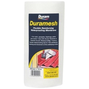 Duram – Duramesh Flexible Reinforcing Waterproofing Membrane – (250mmx10m) Duram – Duramesh Flexible Reinforcing Waterproofing Membrane – (250mmx10m)