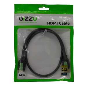 Gizzu High Speed 0.6m HDMI 2.0 Cable – Black Gizzu High Speed 0.6m HDMI 2.0 Cable – Black