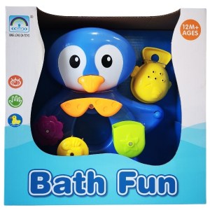 SourceDirect – Baby Bath Toy – Penguin – 31cm – 12m+ SourceDirect – Baby Bath Toy – Penguin – 31cm – 12m+