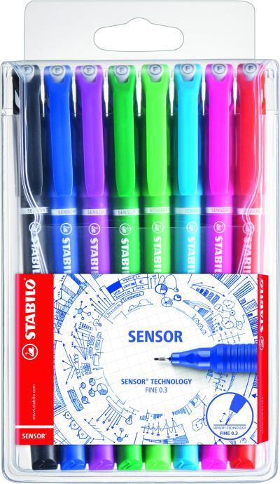 STABILO Sensor Fineliner Wallet 8’s STABILO Sensor Fineliner Wallet 8’s