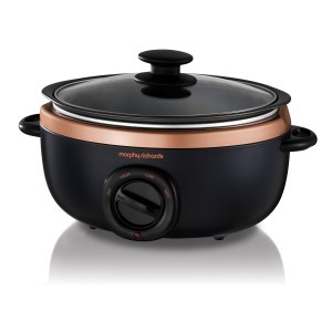 Morphy Richards Slow Cooker Manual Aluminium 3.5L 163W “Sear and Stew” Morphy Richards Slow Cooker Manual Aluminium 3.5L 163W “Sear and Stew”