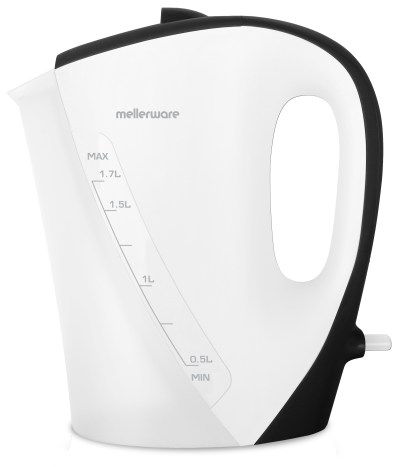 Mellerware Kettle White And Black Corded Plastic 1.7L 2200W “Zambezi” Mellerware Kettle White And Black Corded Plastic 1.7L 2200W “Zambezi”