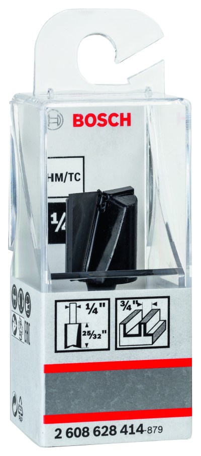 Straight bit, 1/4″, D1 19 mm, L 19.5 mm, G 51 mm 1/4″, D1 19 mm, L 19,5 mm, G 51 mm Straight bit, 1/4″, D1 19 mm, L 19.5 mm, G 51 mm 1/4″, D1 19 mm, L 19,5 mm, G 51 mm