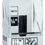 Straight bit, 1/4″, D1 9.5 mm, L 19.5 mm, G 51 mm 1/4″, D1 9,5 mm, L 19,5 mm, G 51 mm Straight bit, 1/4″, D1 9.5 mm, L 19.5 mm, G 51 mm 1/4″, D1 9,5 mm, L 19,5 mm, G 51 mm