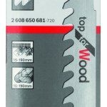 Reciprocating saw blade S 1542 K Top for Wood Reciprocating saw blade S 1542 K Top for Wood