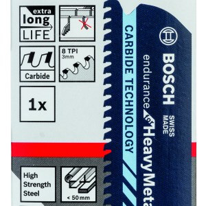 Reciprocating saw blade S 555 CHM endurance for HeavyMetal Reciprocating saw blade S 555 CHM endurance for HeavyMetal