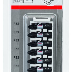 Impact Control Bit PZ 2, 25 mm, 8 pc Impact Control Bit PZ 2, 25 mm, 8 pc