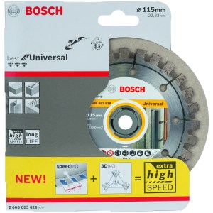 Diamond cutting disc Best for Universal 115 x 22,23 x 2,2 x 12 mm Diamond cutting disc Best for Universal 115 x 22,23 x 2,2 x 12 mm