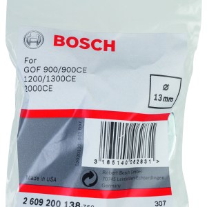 Template guide Diameter = 13 mm Template guide Diameter = 13 mm