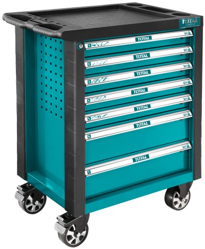 Total Tools 7 Drawer Tool Cabinet with 162 Piece Tools Total Tools 7 Drawer Tool Cabinet with 162 Piece Tools