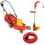 Wolf – Lawnmower 2200W, 650W Garden Trimmer and 20M Extension Cord Wolf – Lawnmower 2200W, 650W Garden Trimmer and 20M Extension Cord
