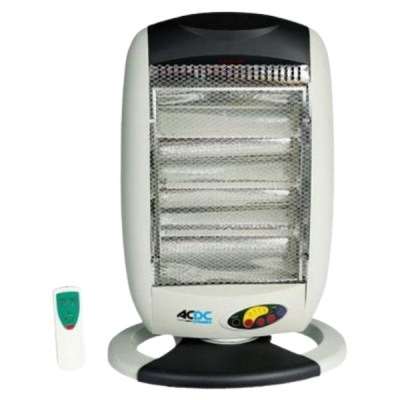 AC/DC – Heater / Halogen Heater with Remote – 3 Bars (1200W) AC/DC – Heater / Halogen Heater with Remote – 3 Bars (1200W)