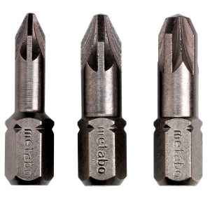 Metabo – Pozidriv Bits PZ 1/ 2 / 3 TORSION (628538000) – 3 Piece Metabo – Pozidriv Bits PZ 1/ 2 / 3 TORSION (628538000) – 3 Piece