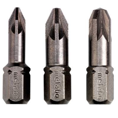 Metabo – Pozidriv Bits PZ 1/ 2 / 3 TORSION (628538000) – 3 Piece Metabo – Pozidriv Bits PZ 1/ 2 / 3 TORSION (628538000) – 3 Piece