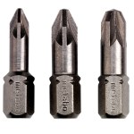 Metabo – Pozidriv Bits PZ 1/ 2 / 3 TORSION (628538000) – 3 Piece Metabo – Pozidriv Bits PZ 1/ 2 / 3 TORSION (628538000) – 3 Piece