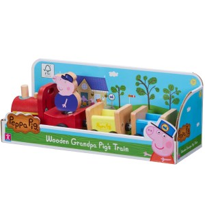 Peppa Pig Wooden Train With Grandpa Pig Peppa Pig Wooden Train With Grandpa Pig