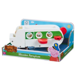 Peppa Pig Wooden Jet With Peppa Peppa Pig Wooden Jet With Peppa