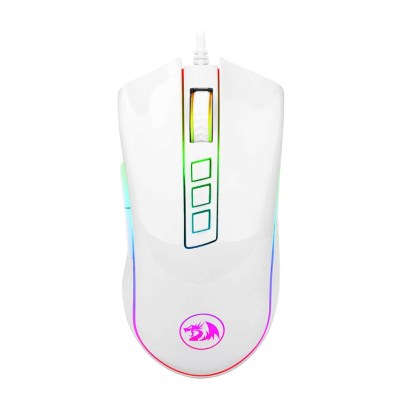 Redragon COBRA 10000 Dpi 7 Button Optical RGB Gaming Mouse – White Redragon COBRA 10000 Dpi 7 Button Optical RGB Gaming Mouse – White