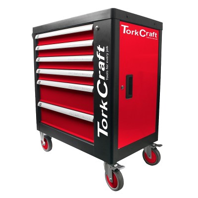 Tork Craft 6 Drawer Roller Tool Cabinet on Castors with 184 Pieces Tork Craft 6 Drawer Roller Tool Cabinet on Castors with 184 Pieces